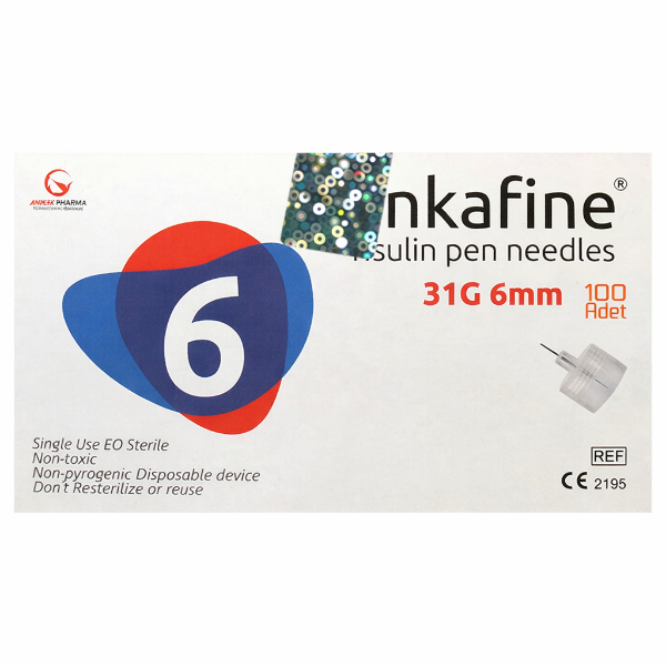 Ankafine İnsülin İğne Ucu 31G 6 mm